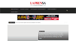 Desktop Screenshot of laprensasa.com